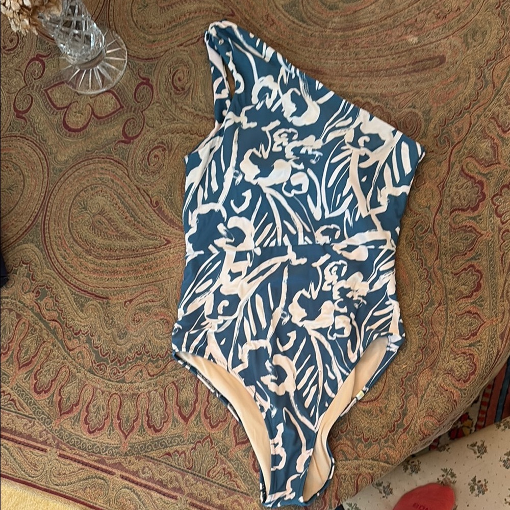 Summersalt Blue and White Swimsuit